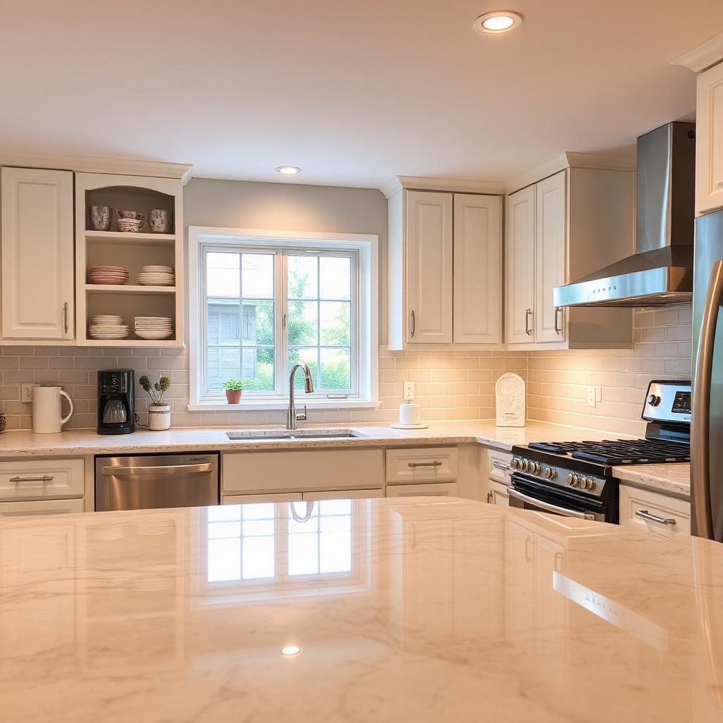 Kitchen after professional cleaning